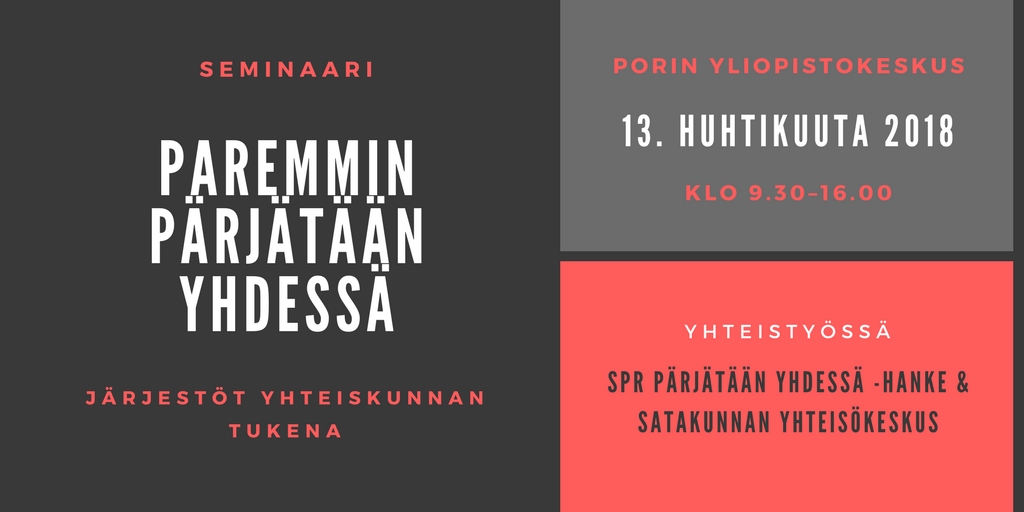 Paremmin pärjätään yhdessä