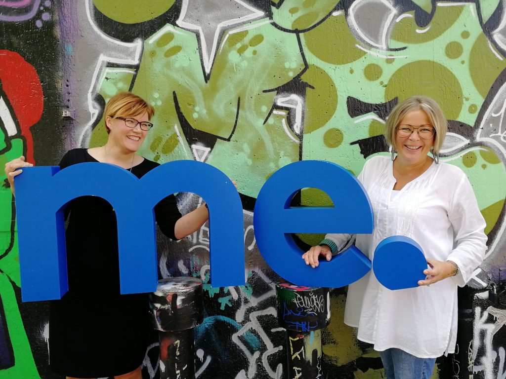 Me-talo Kati Aalto ja Mari Nätkin