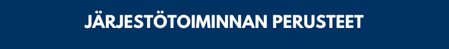Järjestötoiminnan perusteet