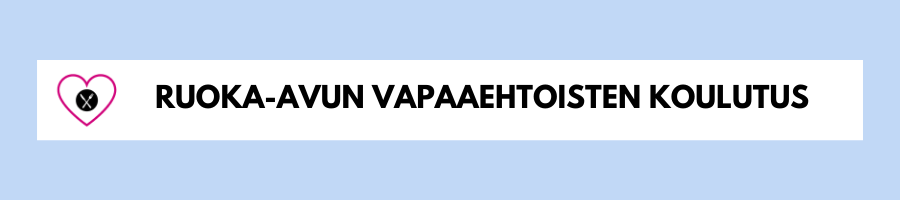 Ruoka-avun vapaaehtoisten koulutus