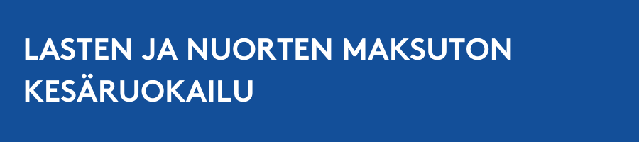 Lasten ja nuorten kesäruokailu